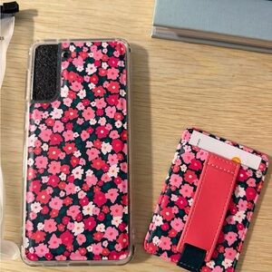 Walli Samsung S21 Plus- Vibrant Floral Phone Case and Card Holder